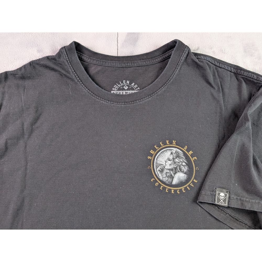 Sullen Art Collective Mens 2XL Dan Hancock Artist Series Graphic‎ T-Shirt Black